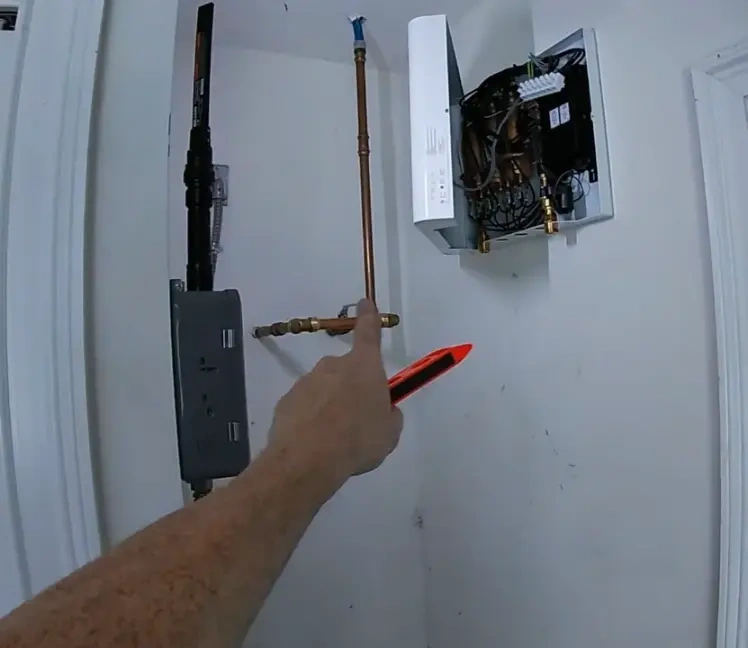 High-efficiency tankless water heater installation qualifying for SoCalGas rebate in Tustin CA 2026